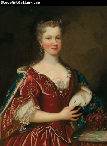 Alexis Simon Belle Portrait of Queen Marie Leszczynska